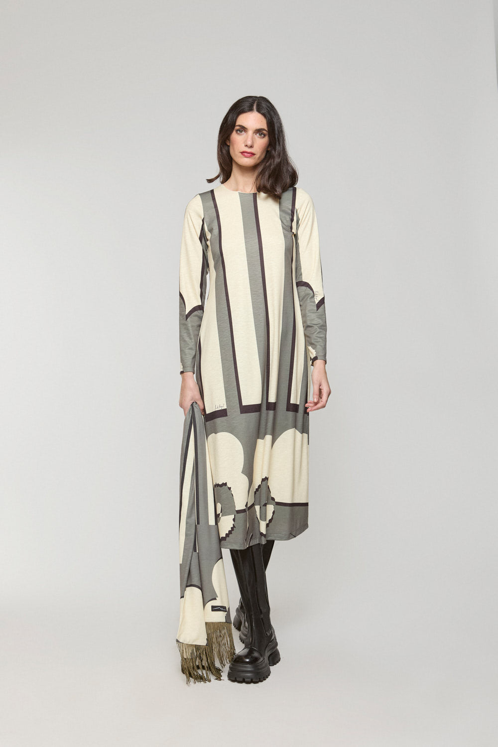Vestido Sencillo Briza Bicolor