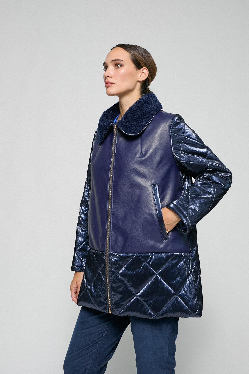 Parka Combinada Romina Marino