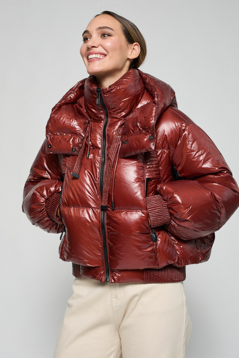 Chaqueton Acolchado Granate