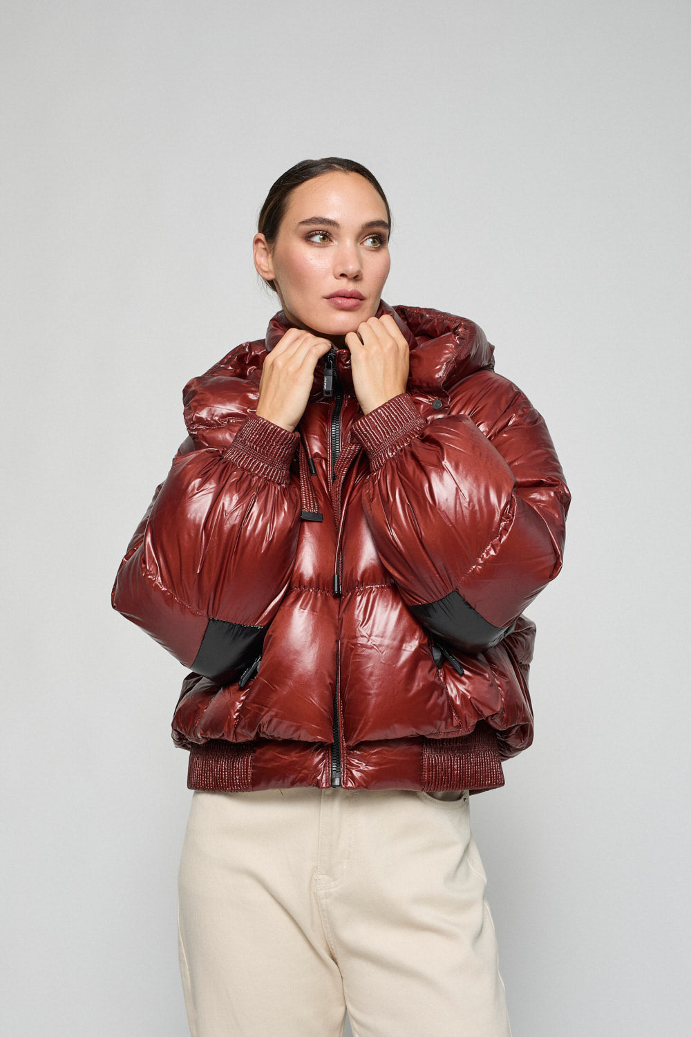 Chaqueton Acolchado Granate
