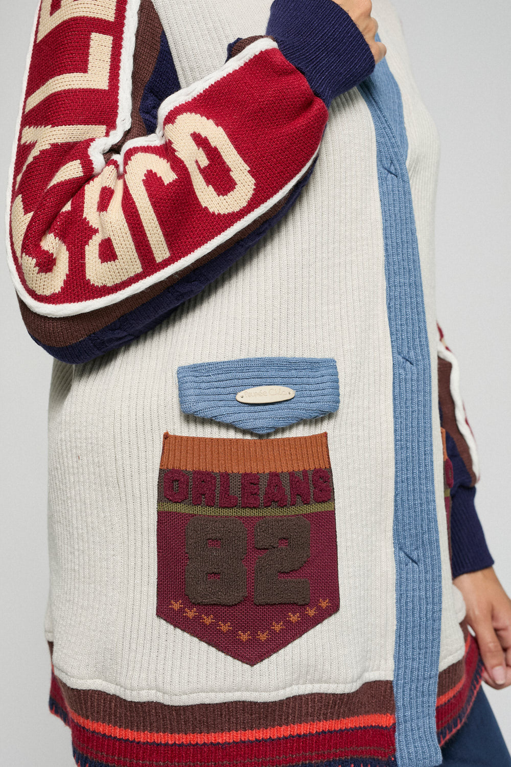 Chaqueta College Crudo