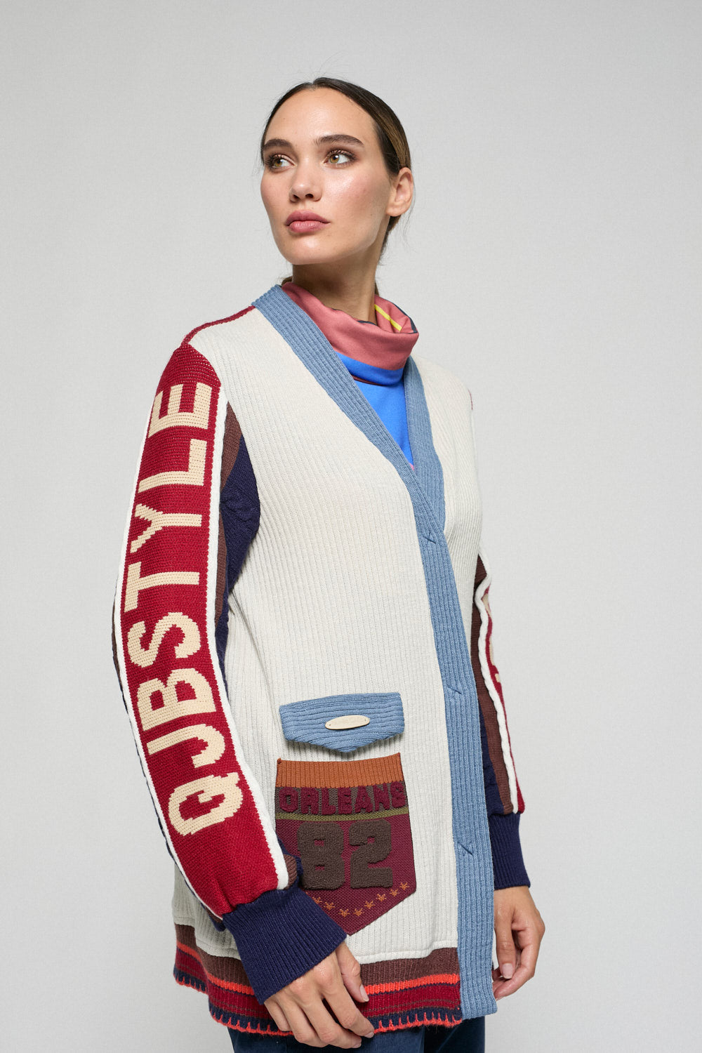 Chaqueta College Crudo