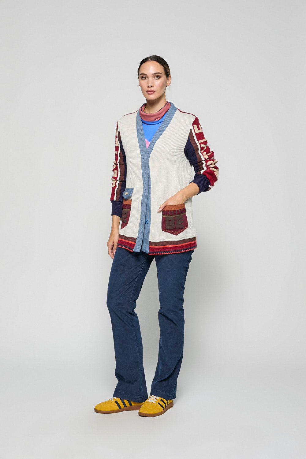 Chaqueta College Crudo