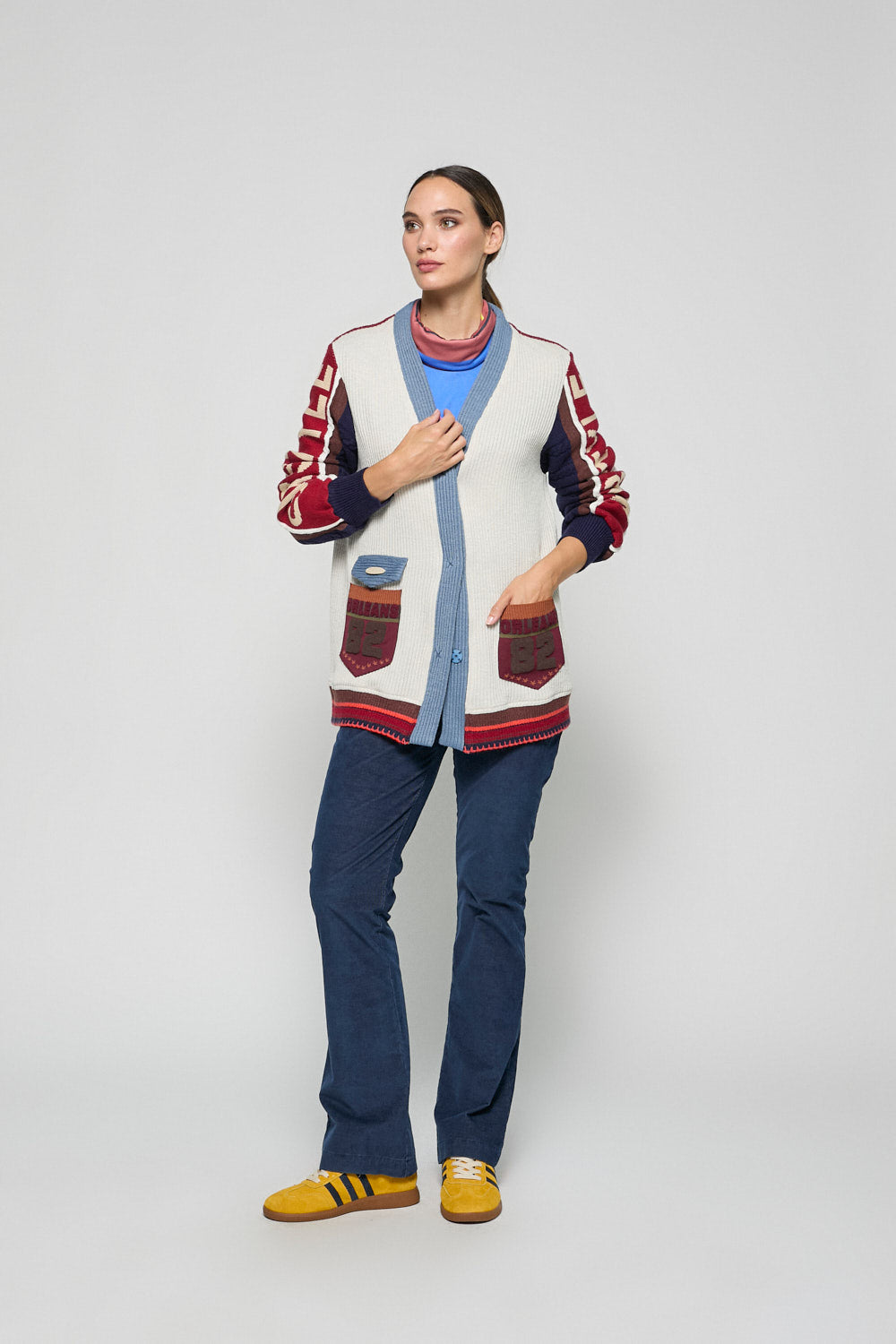 Chaqueta College Crudo