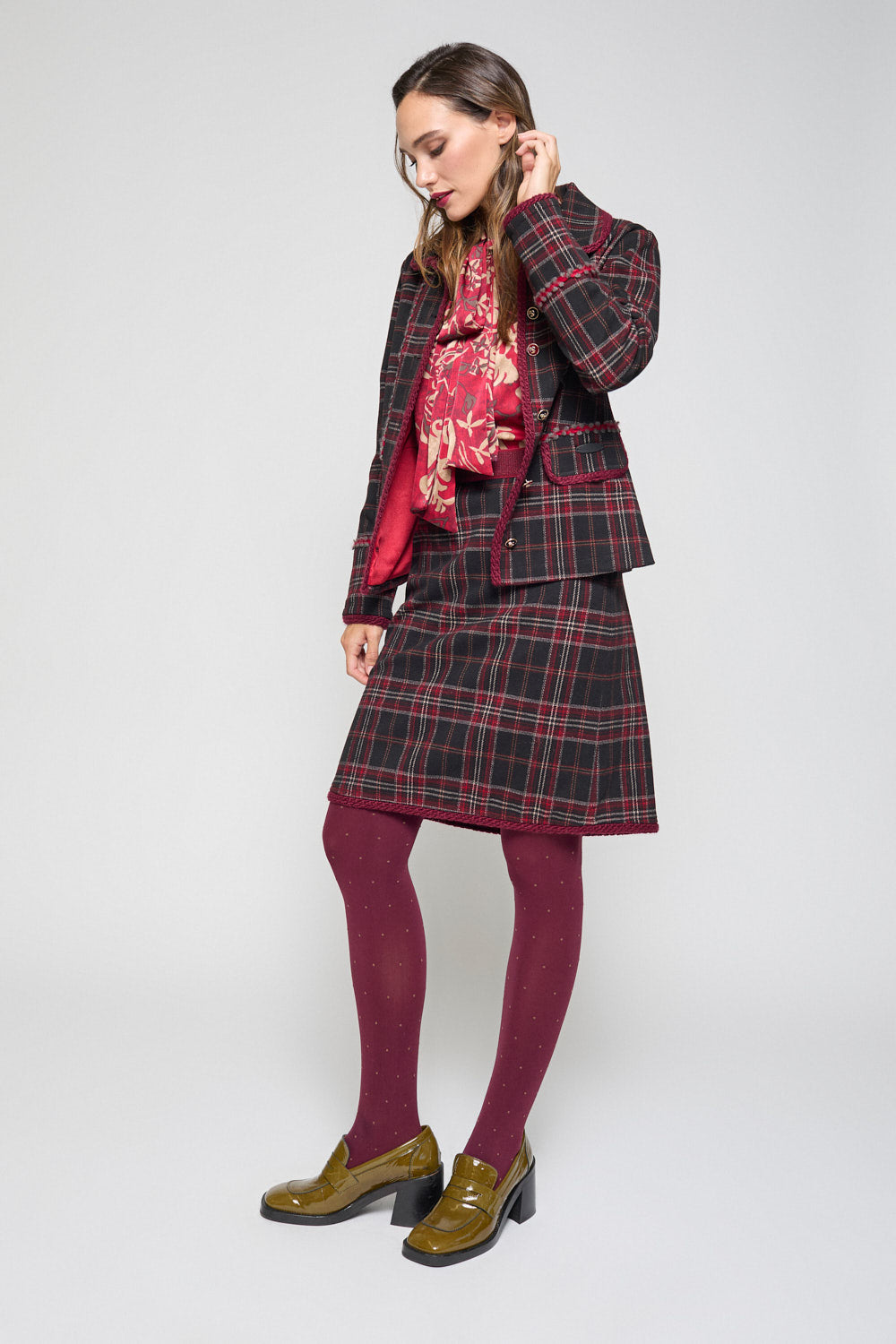 Chaqueta Rafaela Granate