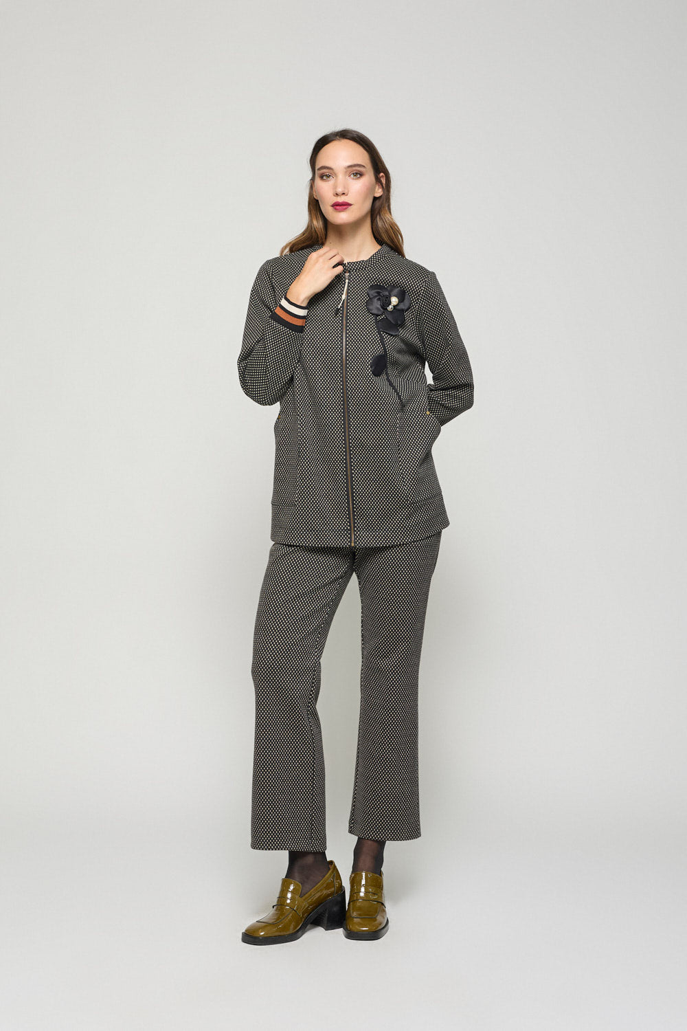 Chaqueta Cremallera Natalia Negro