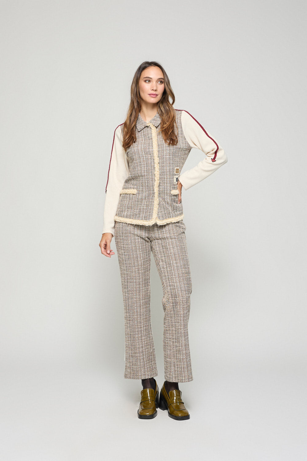 Pantalon Punto Nora Beige