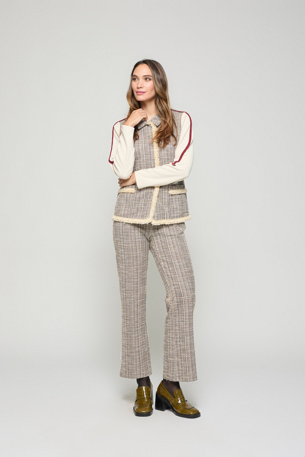 Pantalon Punto Nora Beige