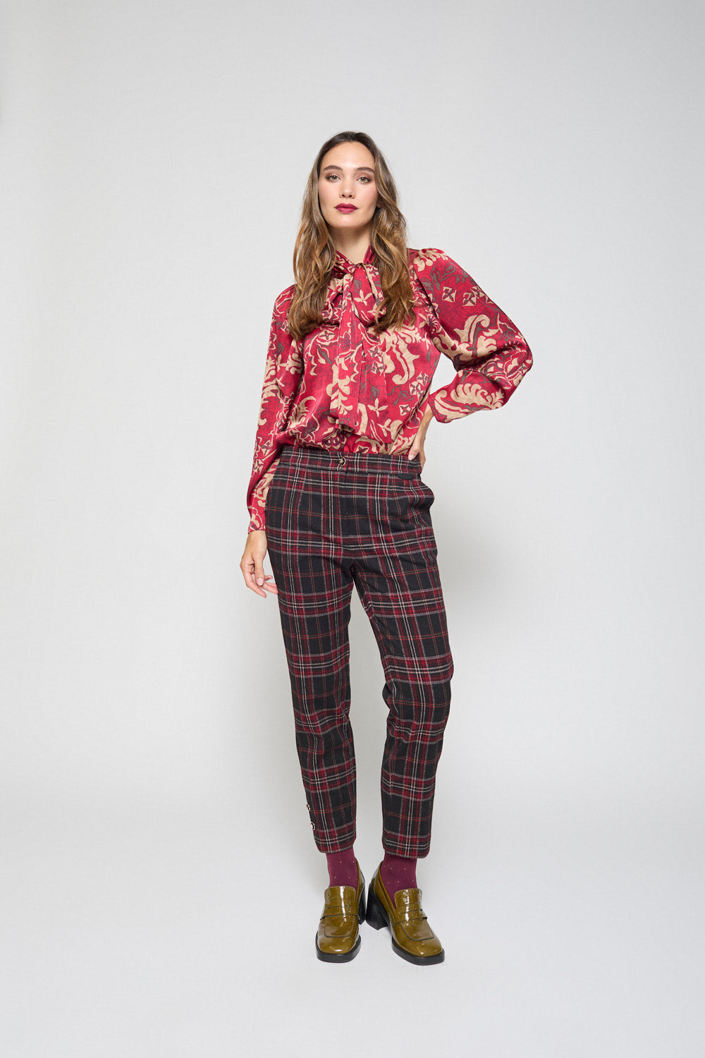 Pantalon Rafaela Granate