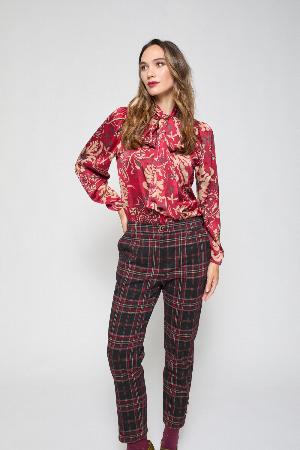 Pantalon Rafaela Granate