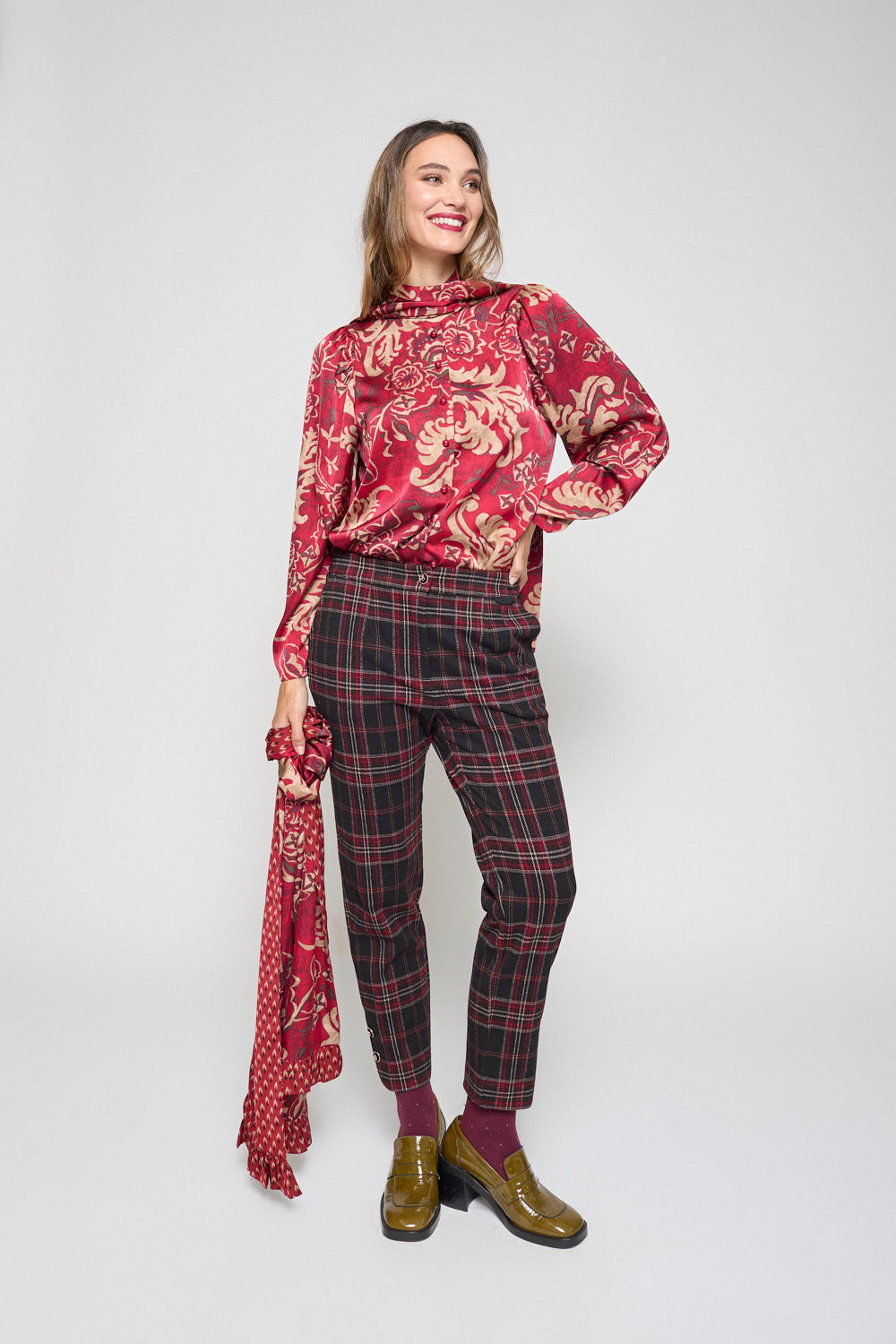 Pantalon Rafaela Granate