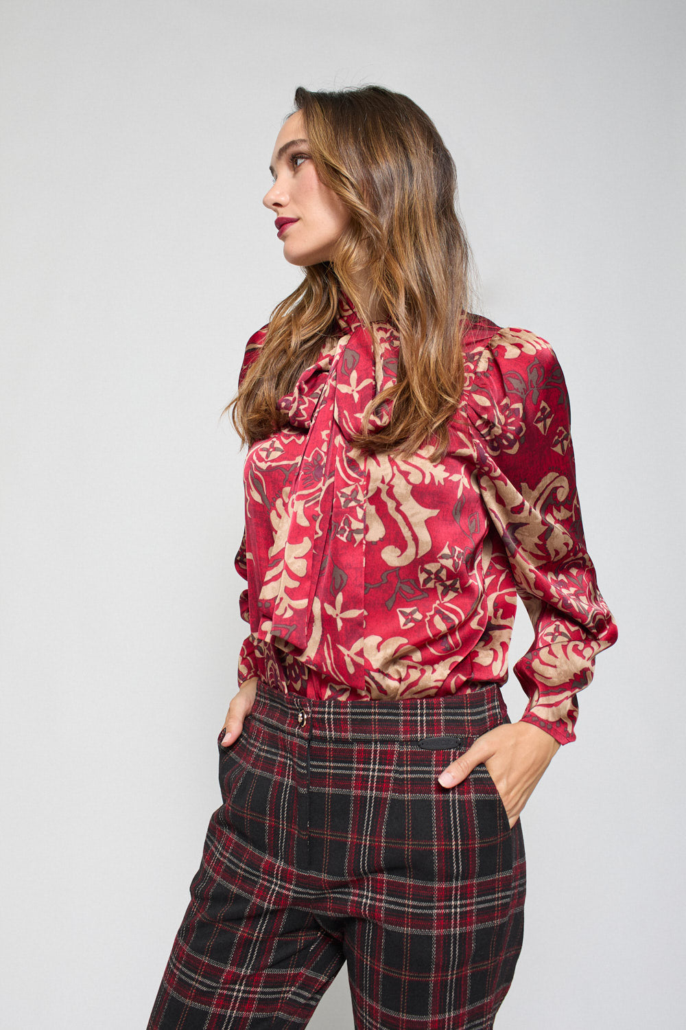 Pantalon Rafaela Granate