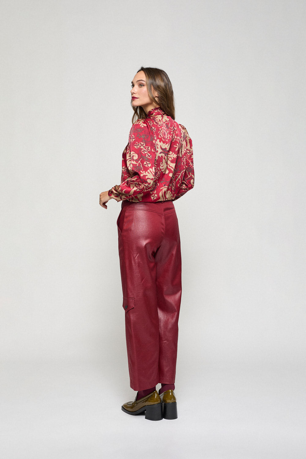 Pantalon Romina Granate