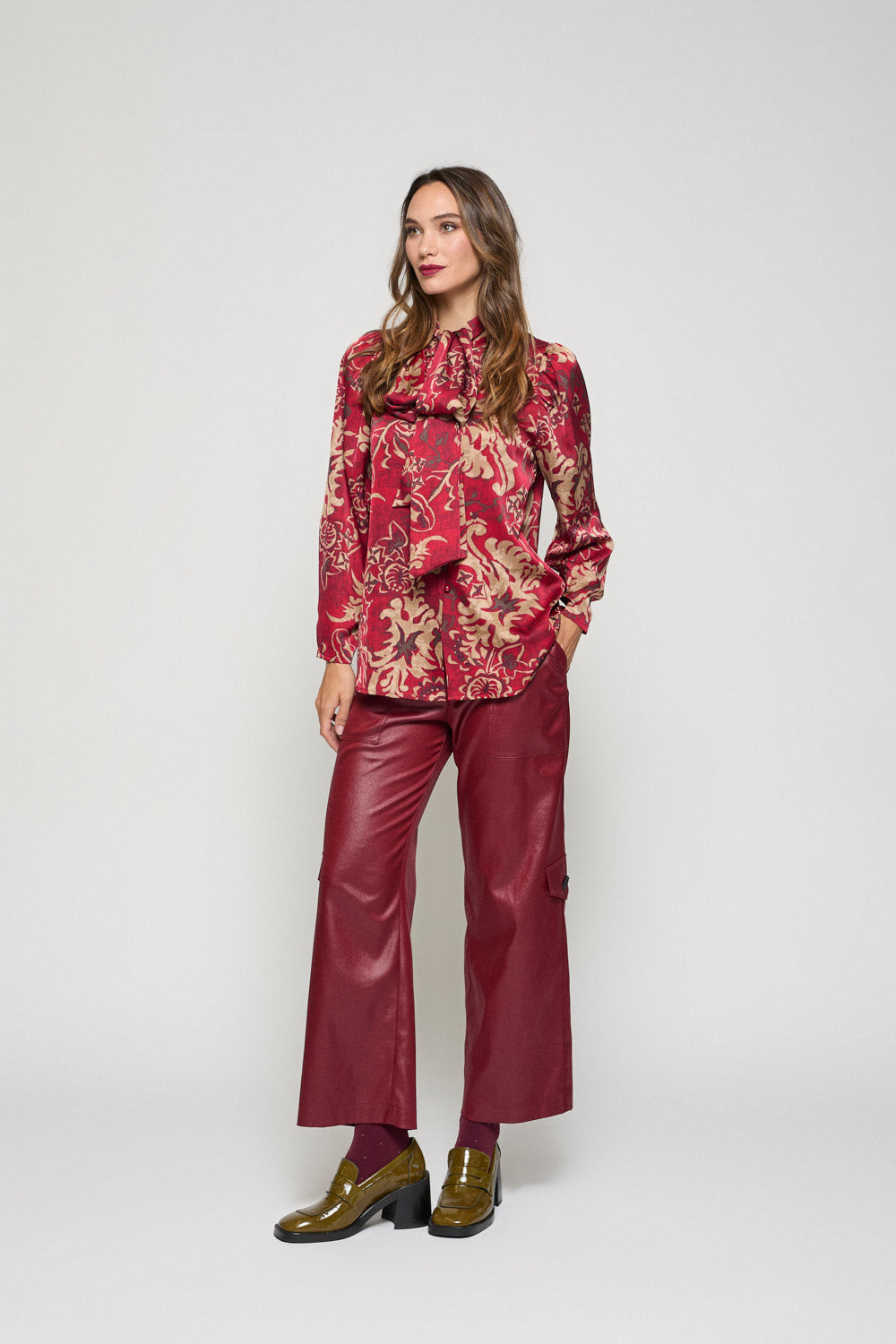 Pantalon Romina Granate