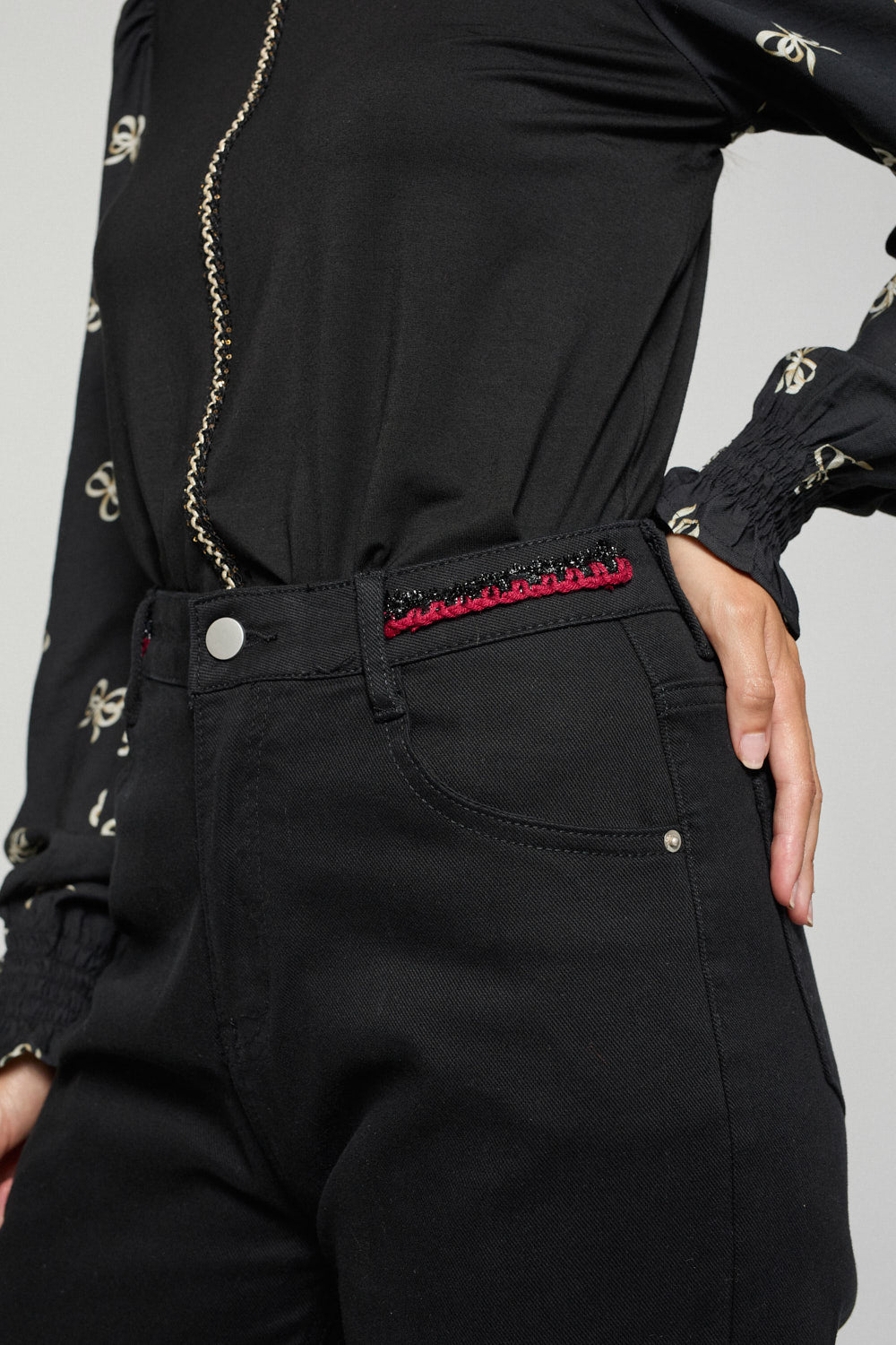 Pantalon Sport Recto Negro