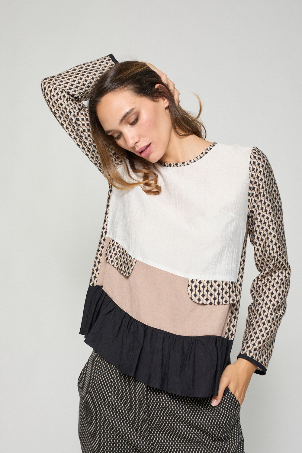 Bluson Nadia Beige