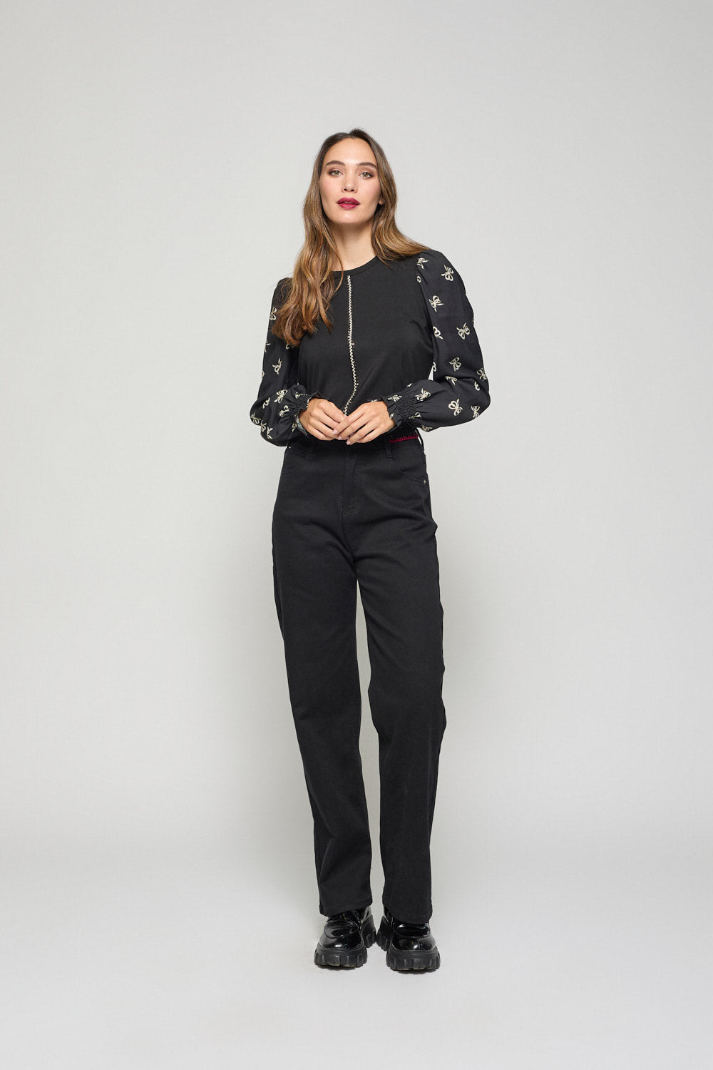 Camiseta Nina Negro