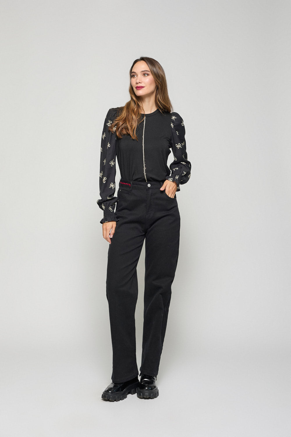 Camiseta Nina Negro