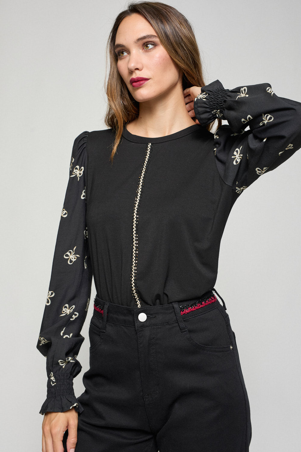Camiseta Nina Negro