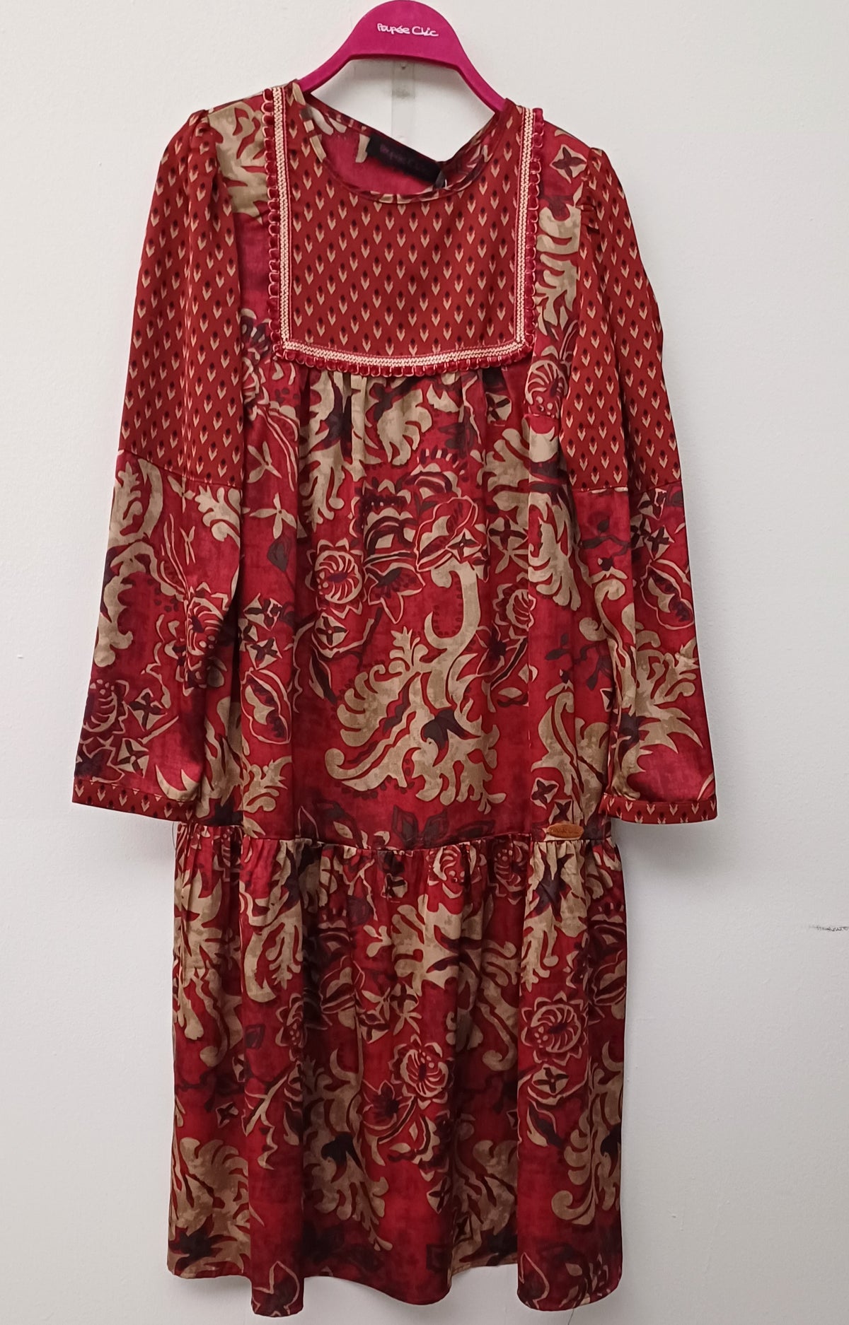 Vestido Romina frambuesa