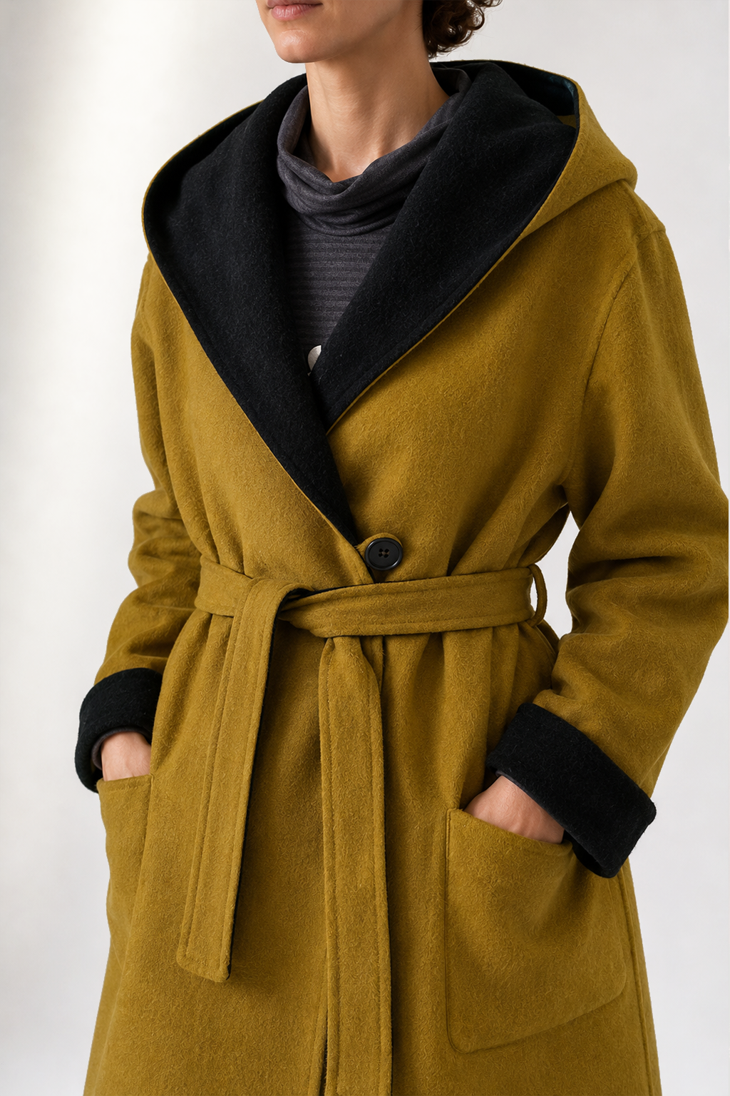 Abrigo Faz Reversible Gris