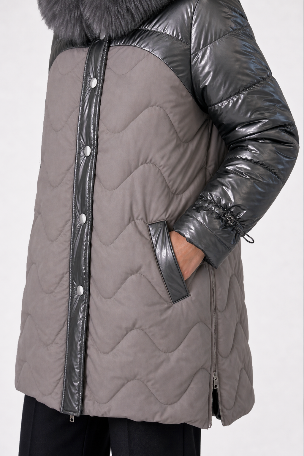 Parka Acolchada Sira Piedra