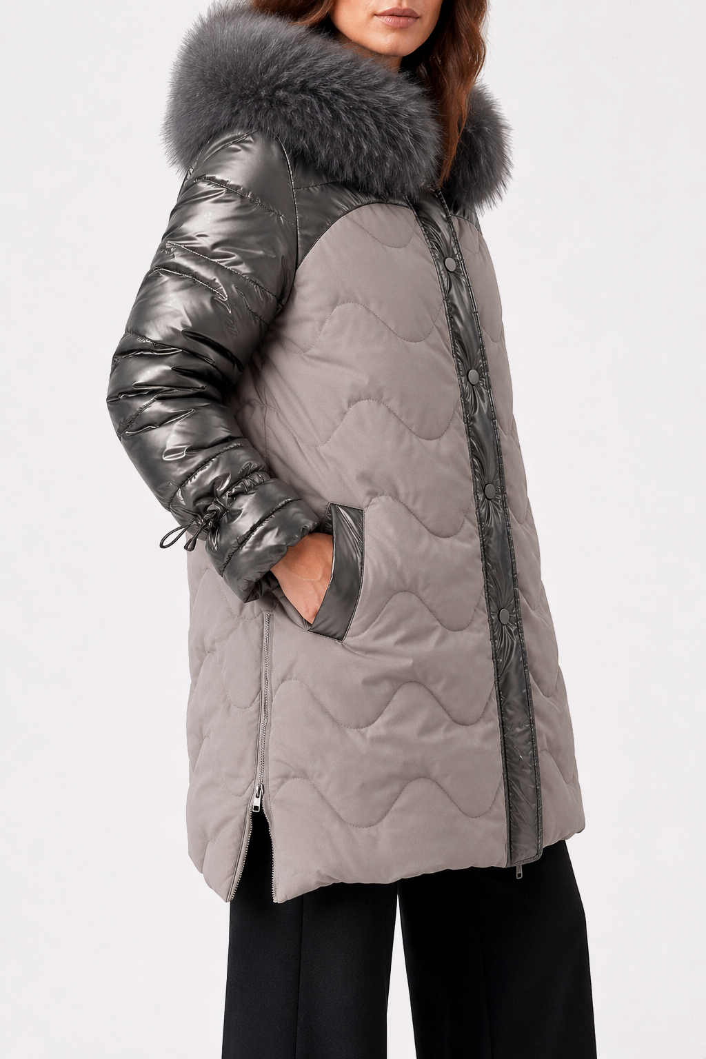 Parka Acolchada Sira Piedra