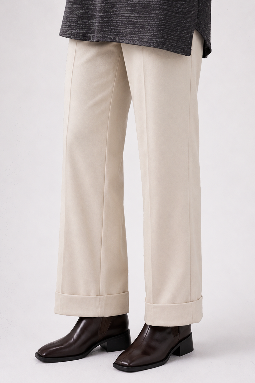 Pantalón Botones Fabiola Beige