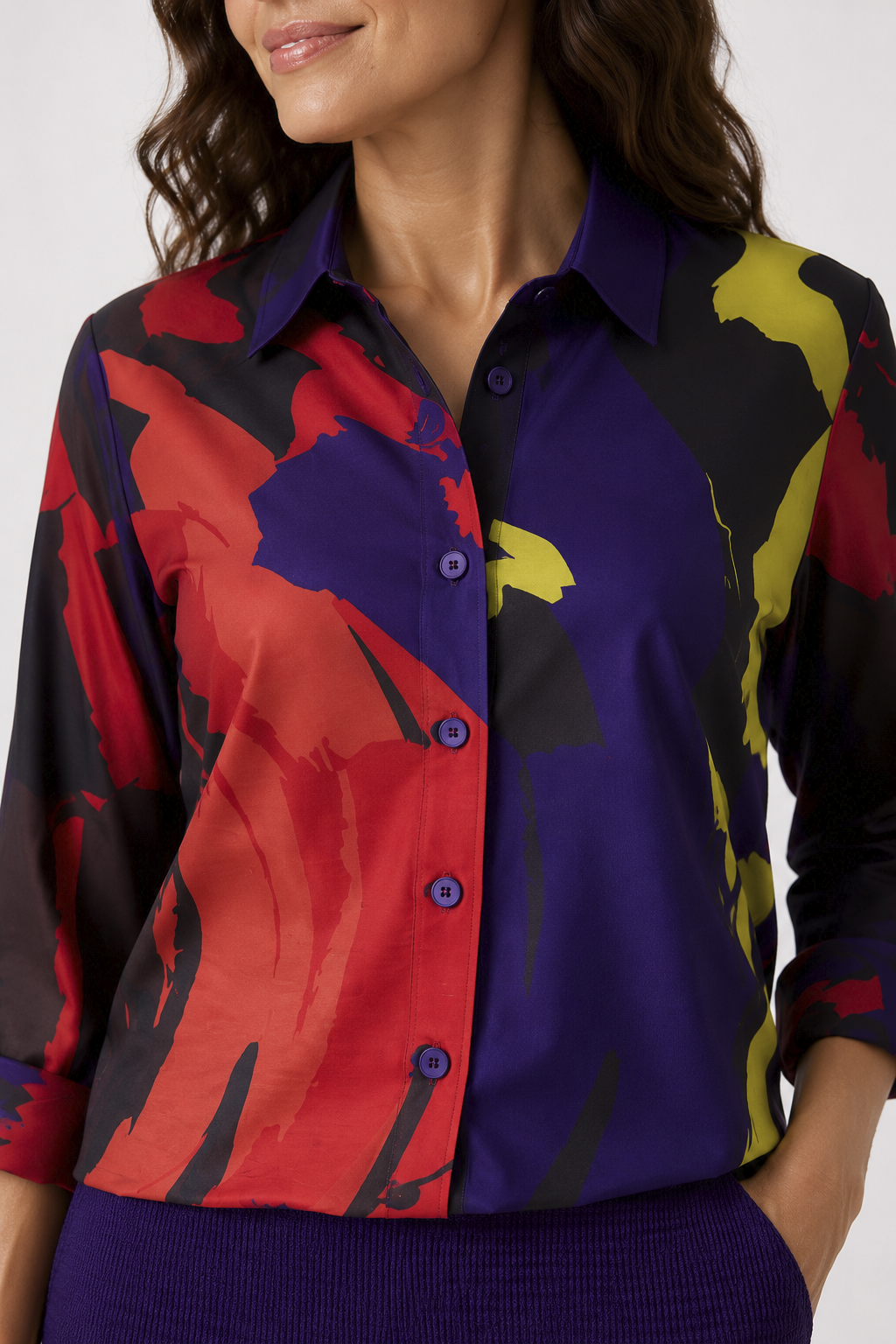 Camisa Chaqueta Balbina Multicolor