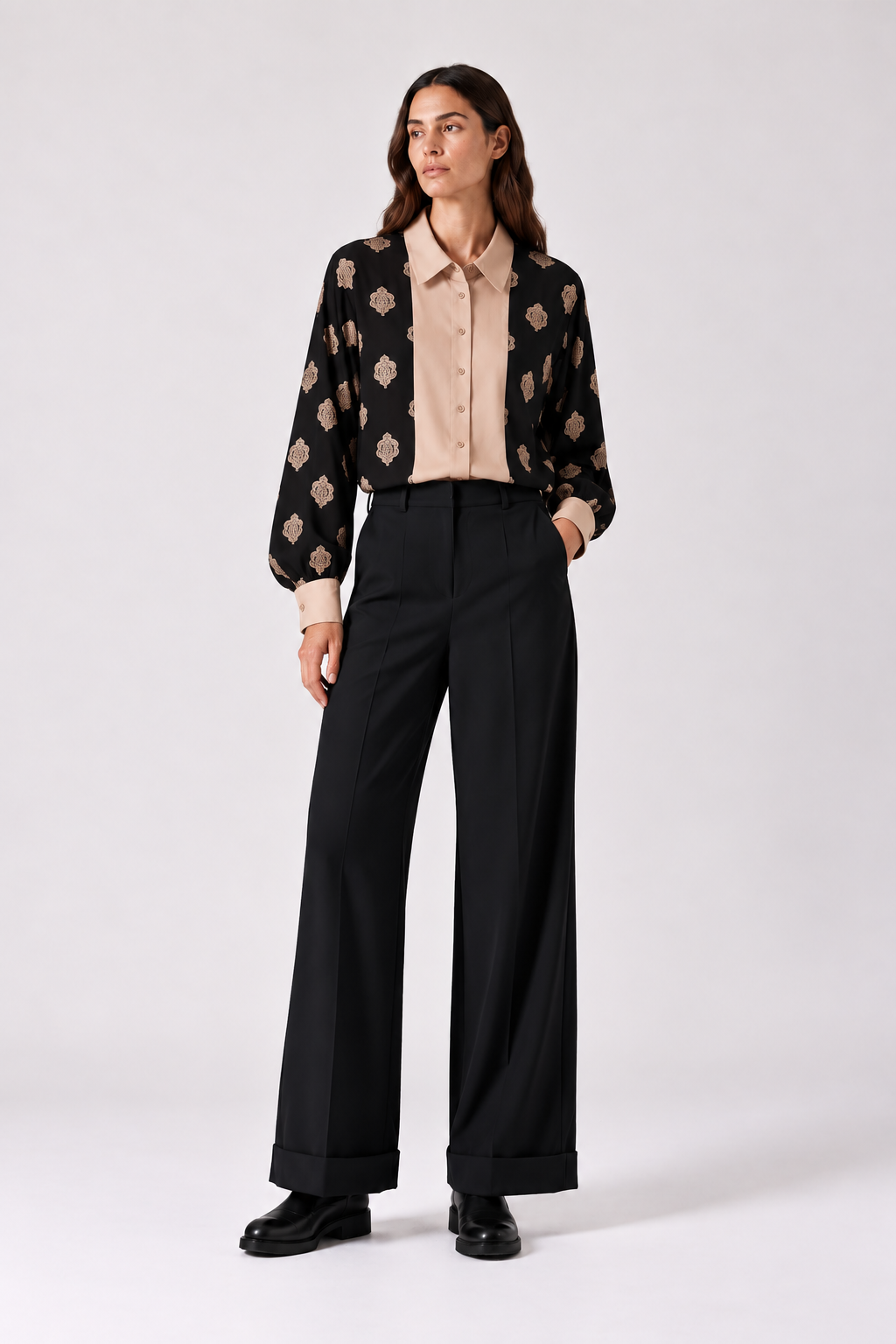 Camisa Camisera Zoe Negro