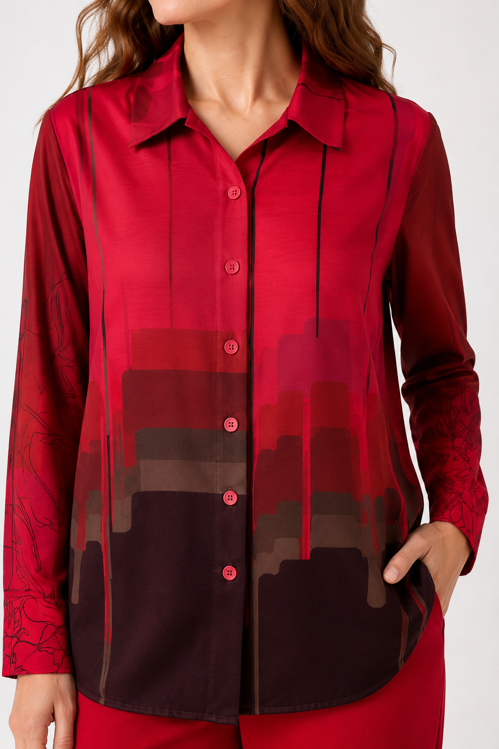 Camisa Chaqueta Dorotea Rosa
