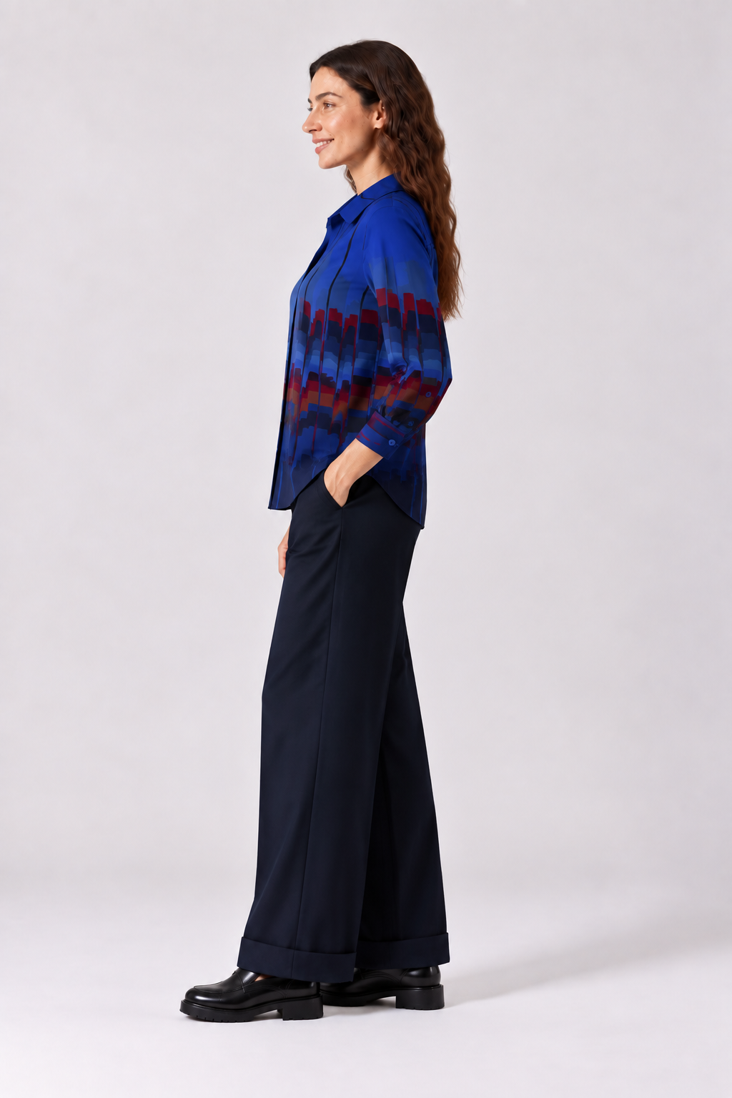 Camisa Chaqueta Dorotea Azul