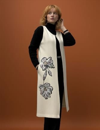 Vestido Serigrafía Nicolasa Bicolor