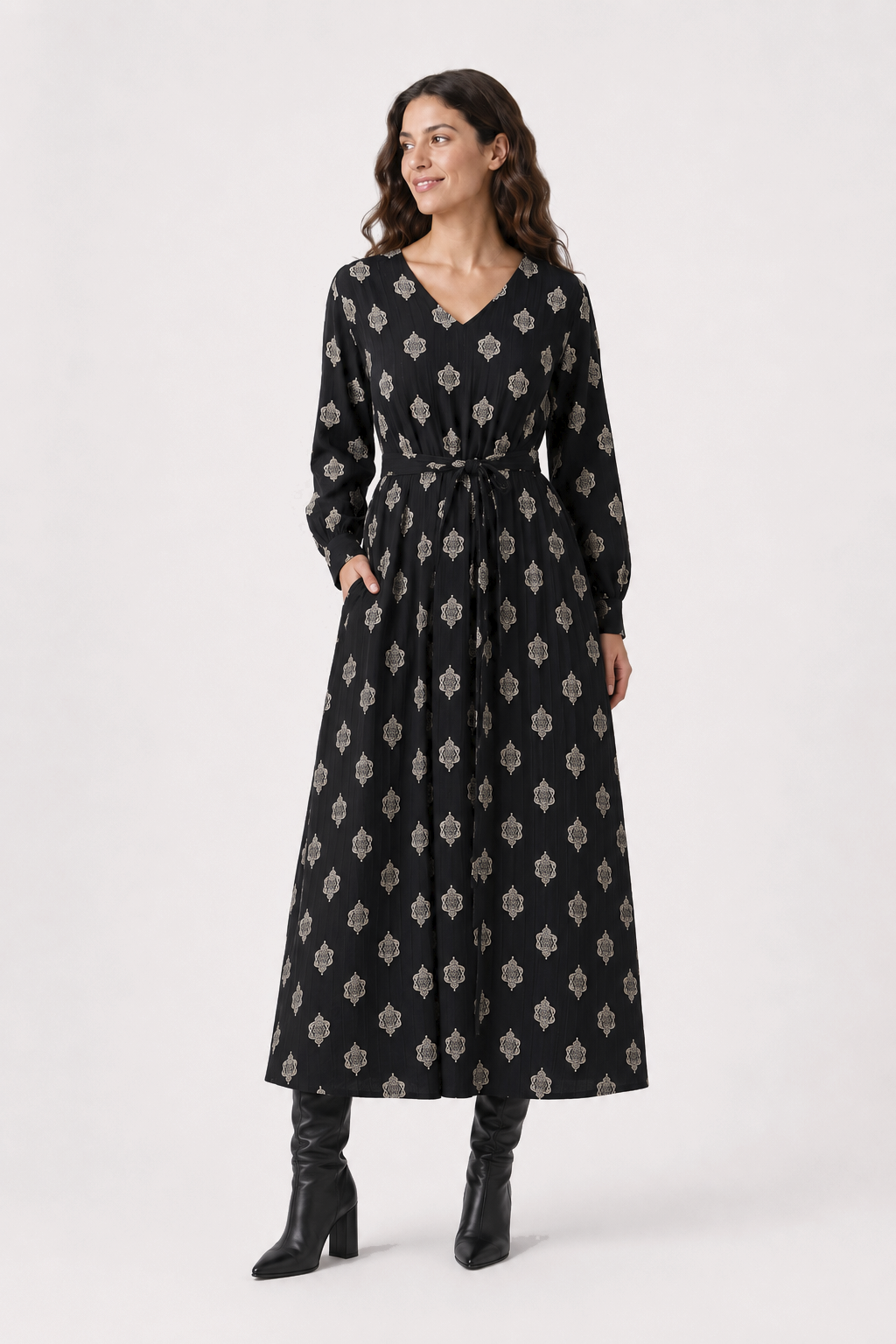 Vestido Lazo Zoe Negro