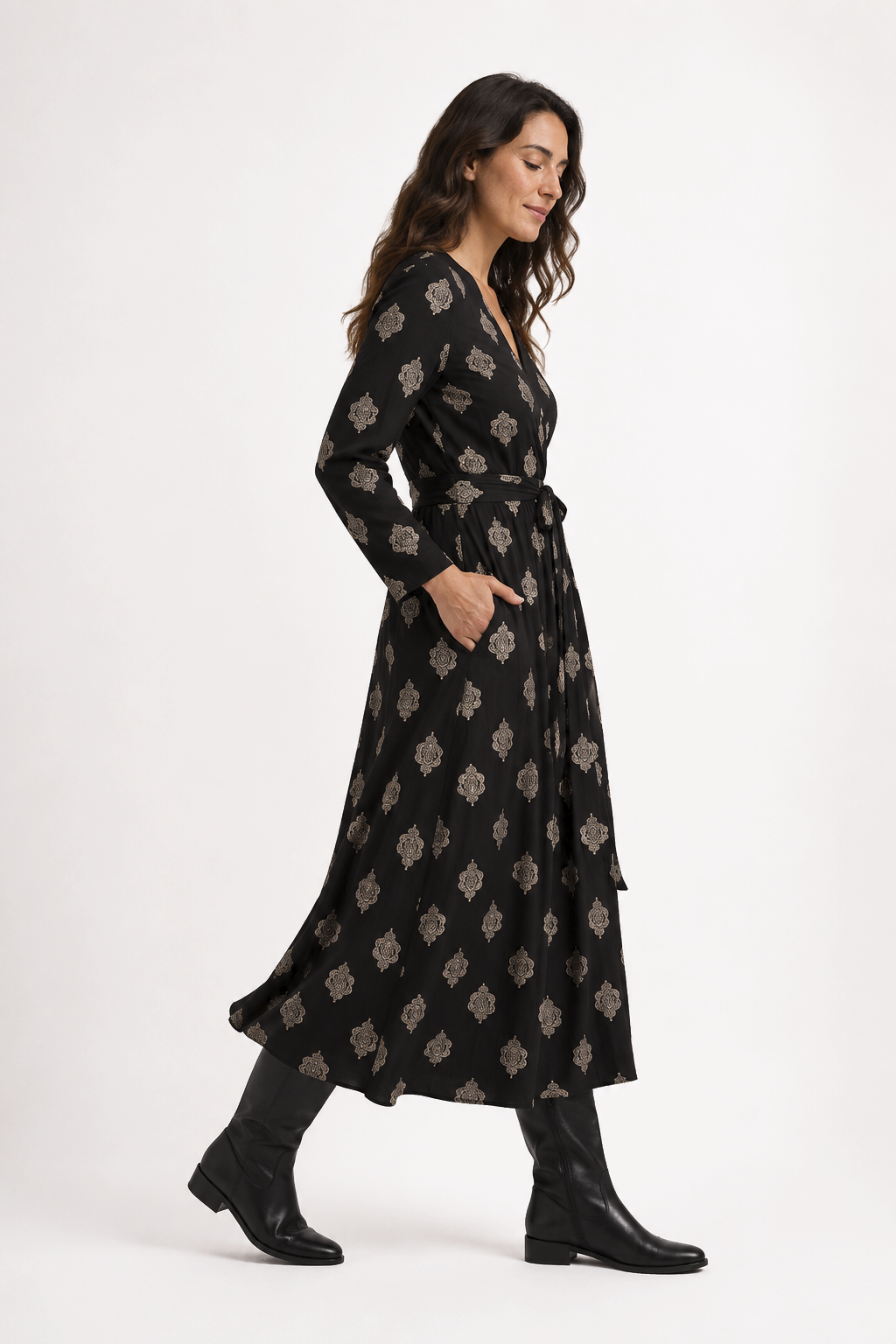 Vestido Lazo Zoe Negro