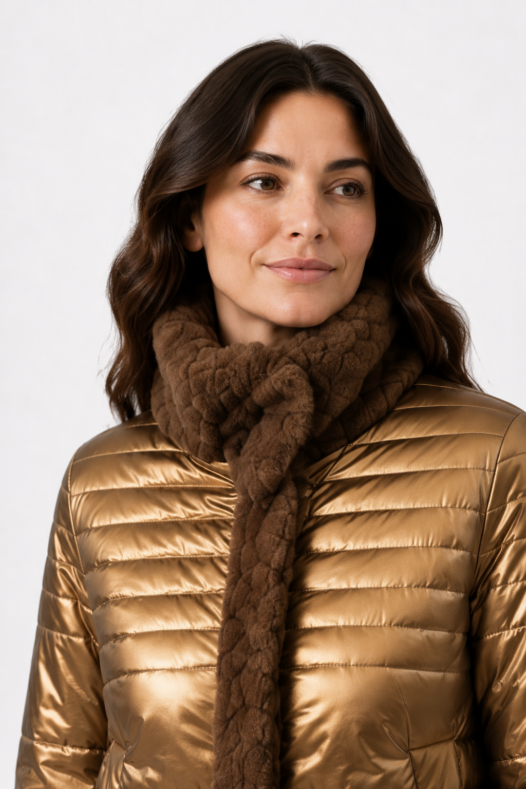 Parka Combinada Casandra Dorado