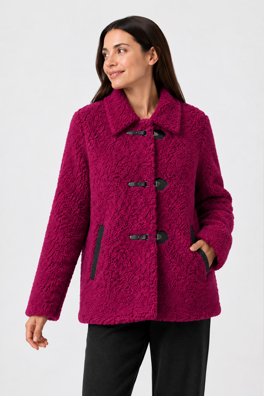 Parka Corta Sibila Fucsia