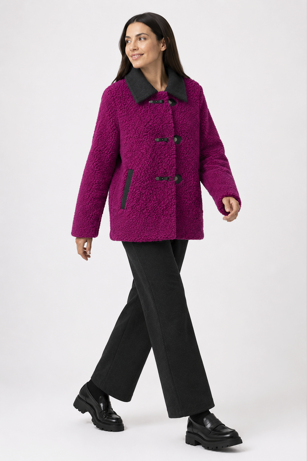 Parka Corta Sibila Fucsia