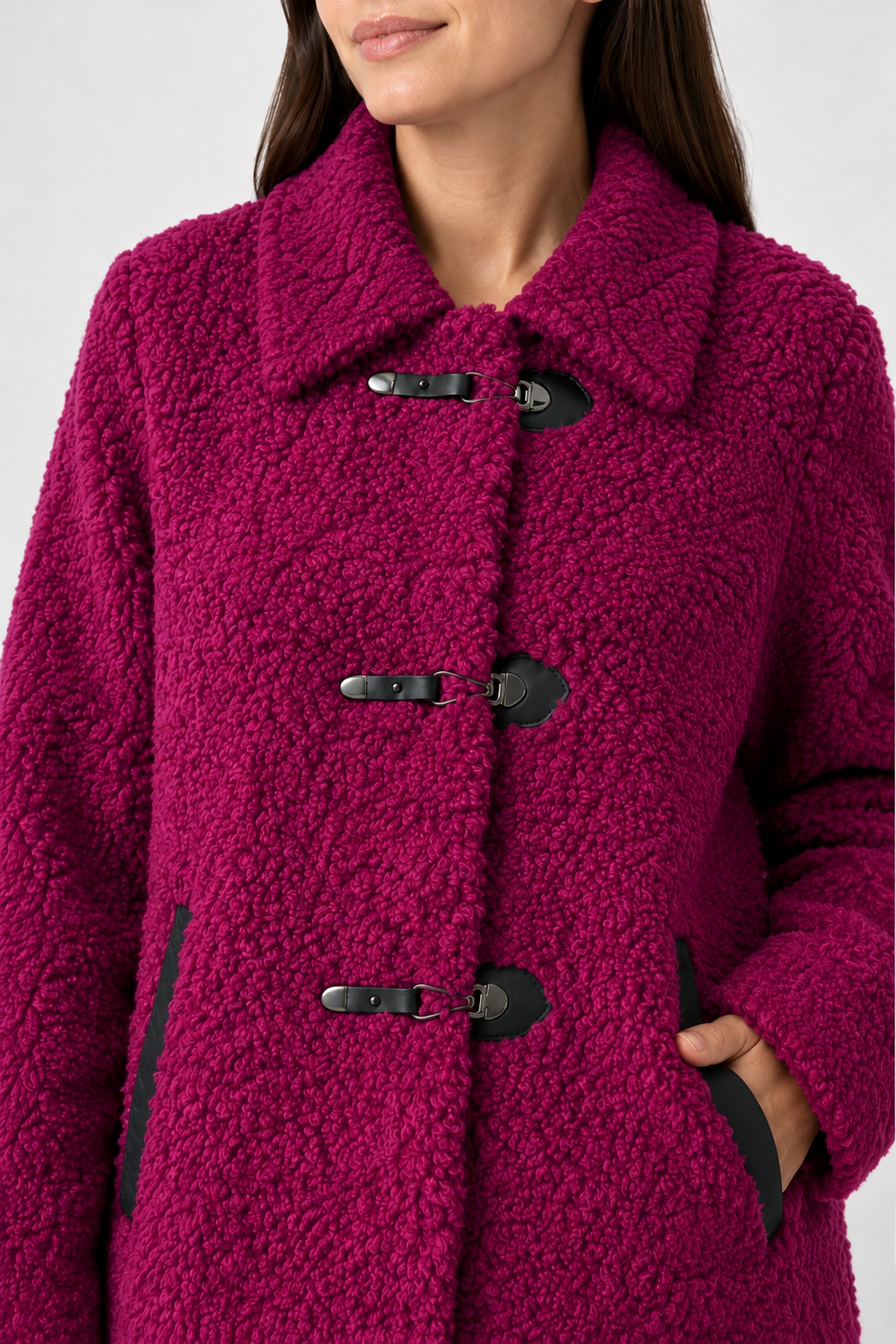 Parka Corta Sibila Fucsia