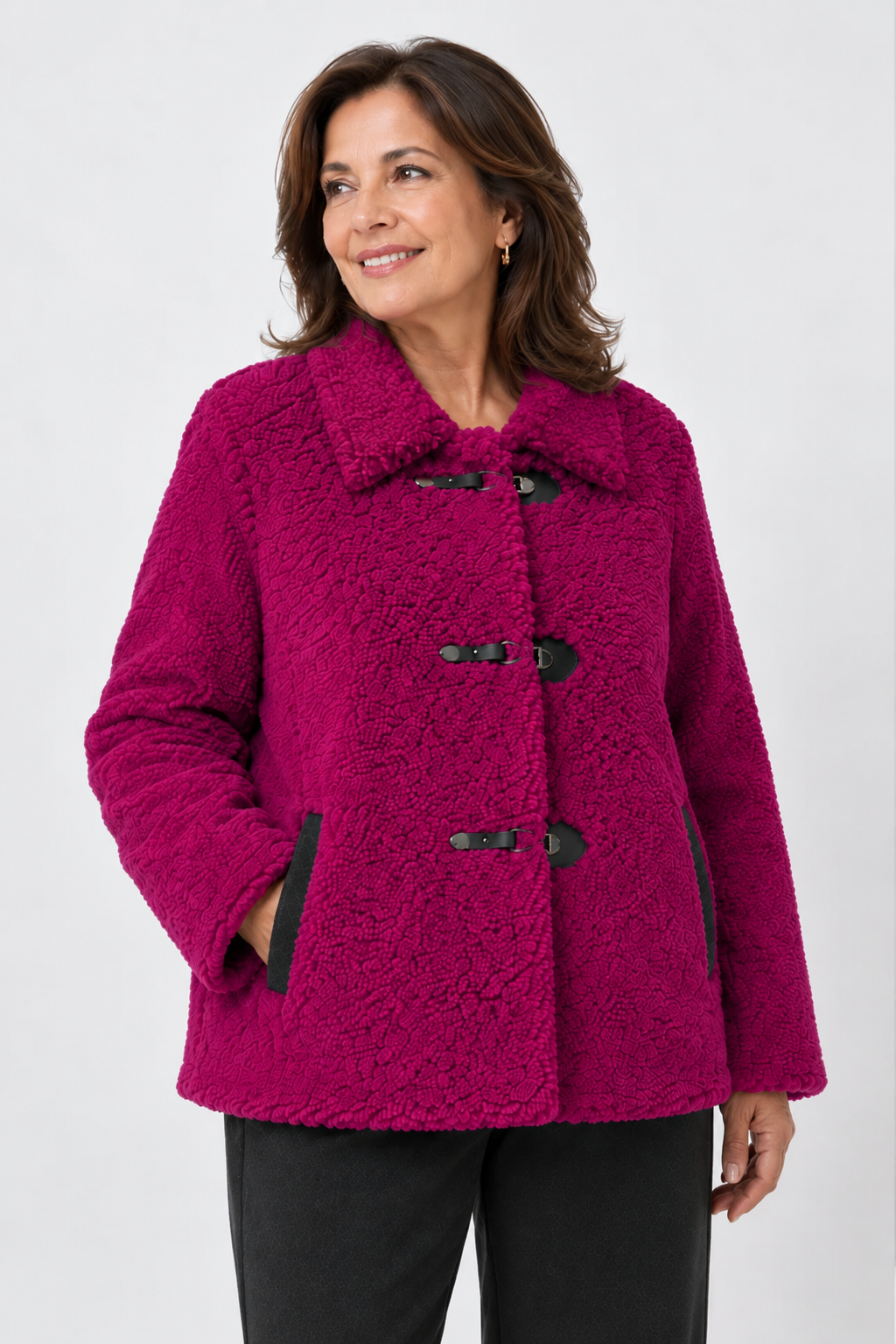 Parka Corta Sibila Fucsia