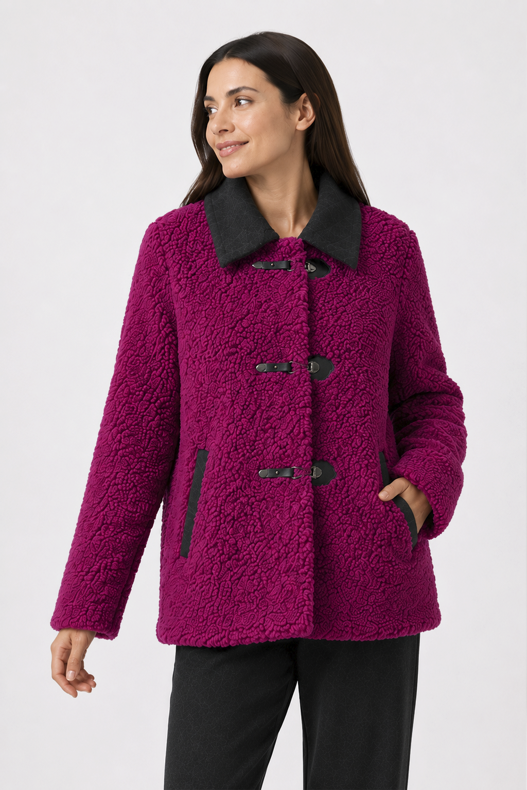 Parka Corta Sibila Fucsia