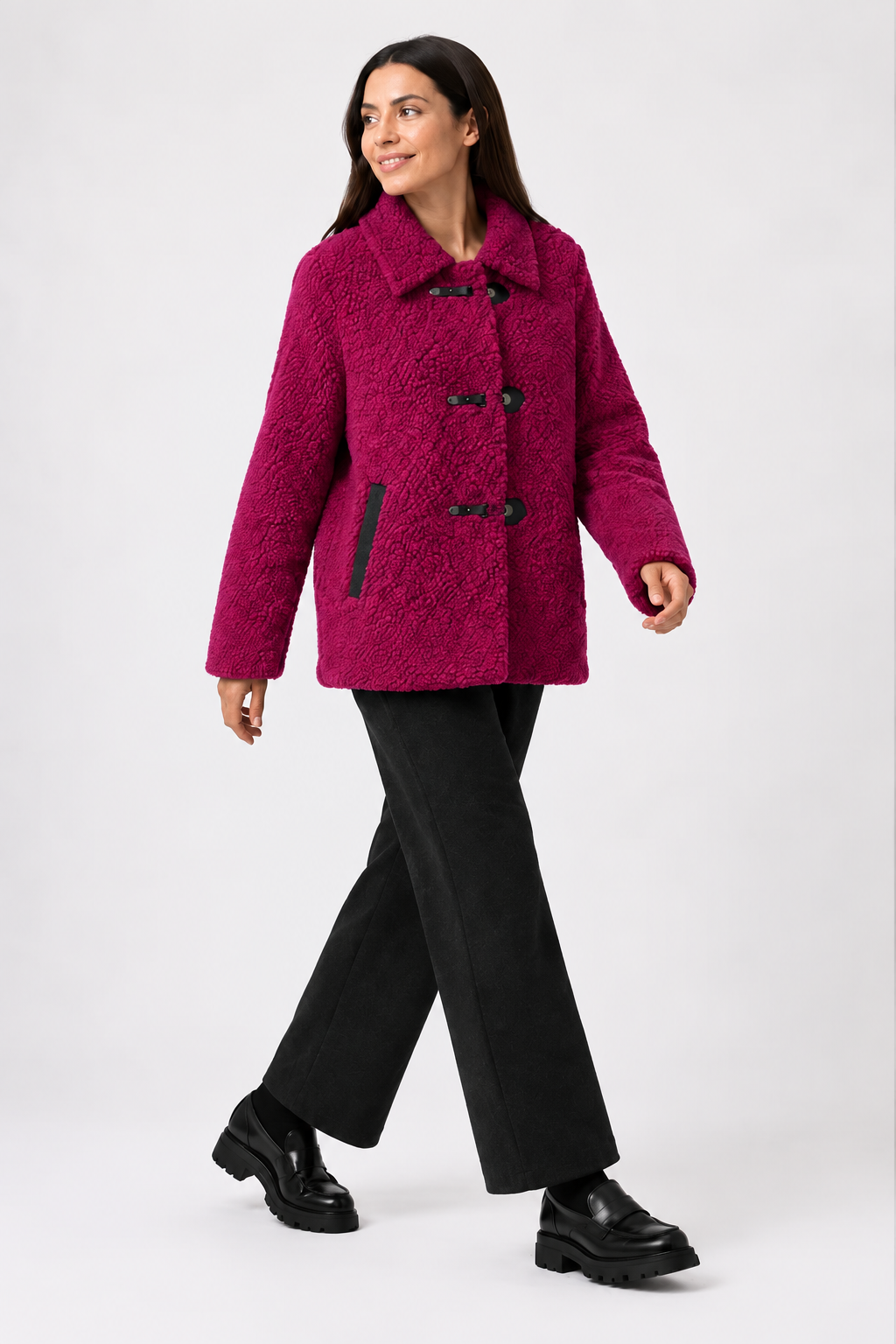 Parka Corta Sibila Fucsia