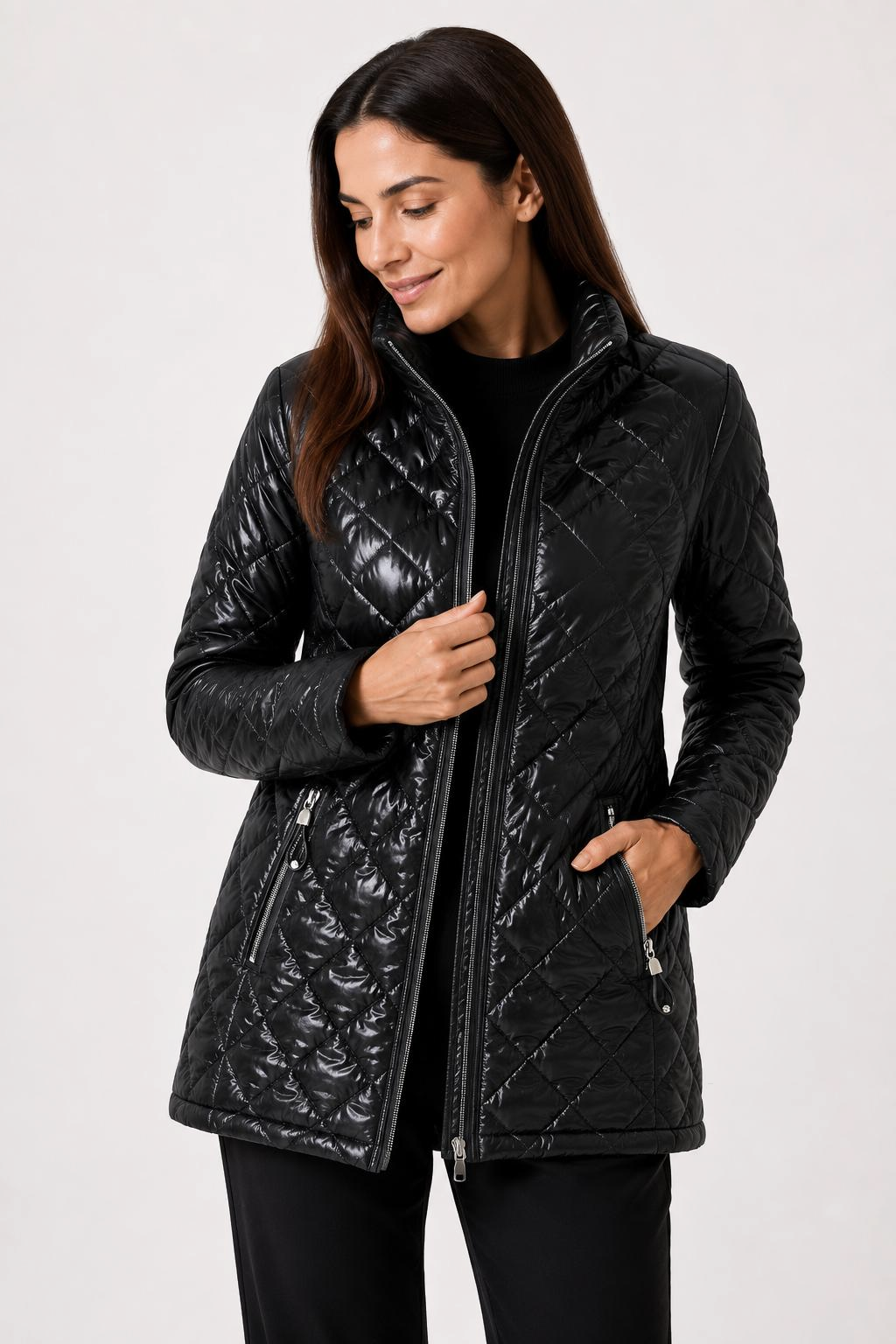 Parka Reversible Casandra Negro