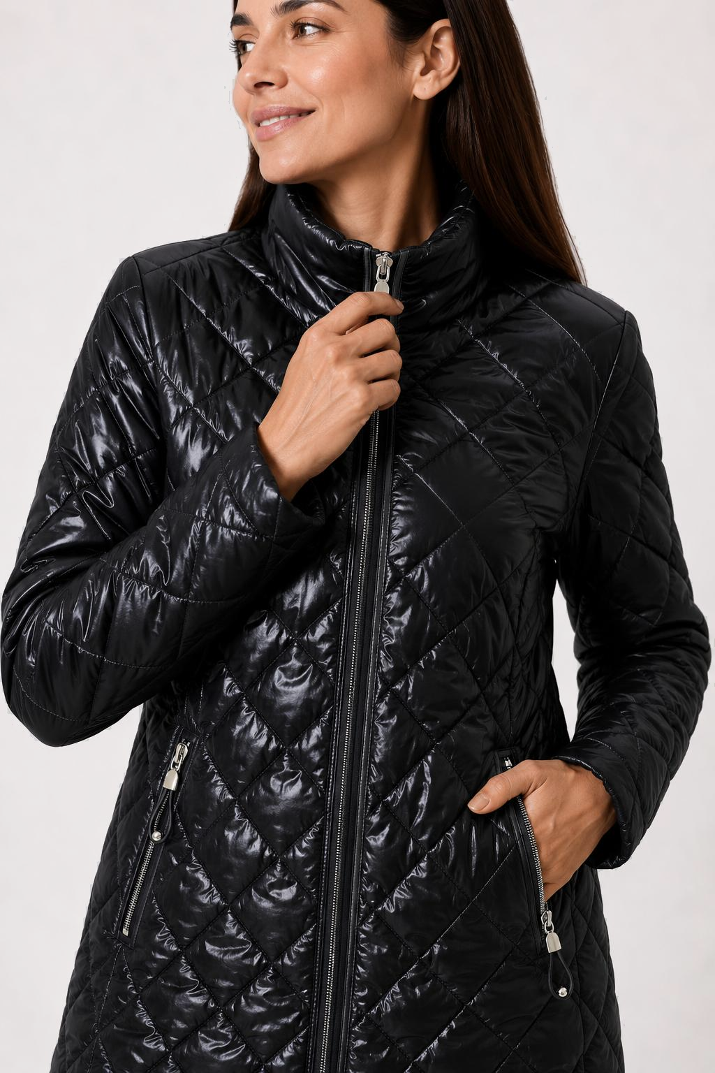 Parka Reversible Casandra Negro