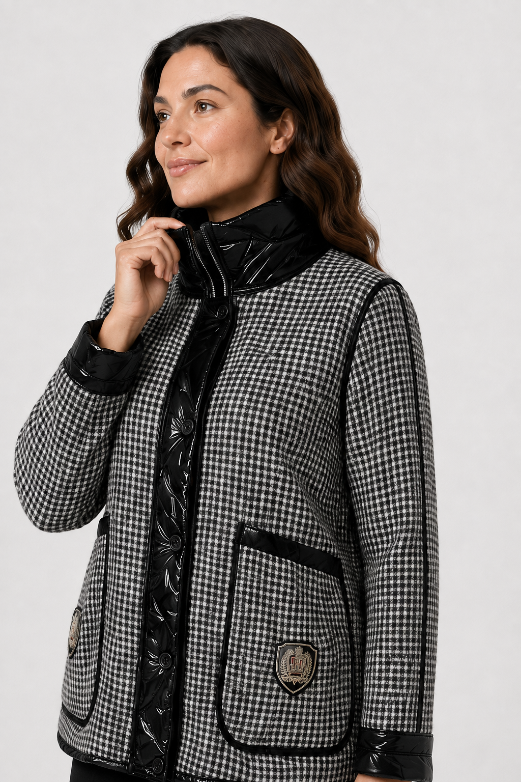 Parka Reversible Casandra Negro