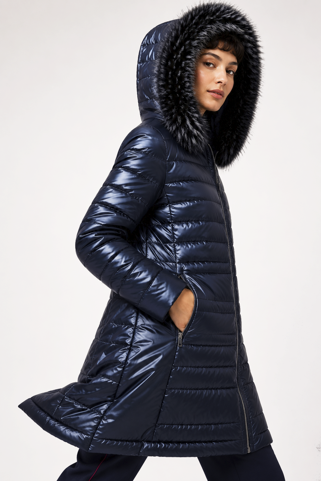 Parka Acolchada Sibila Azul