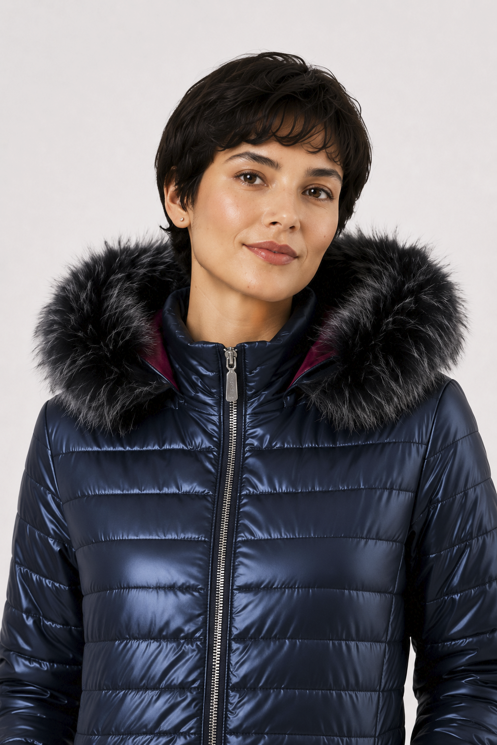 Parka Acolchada Sibila Azul