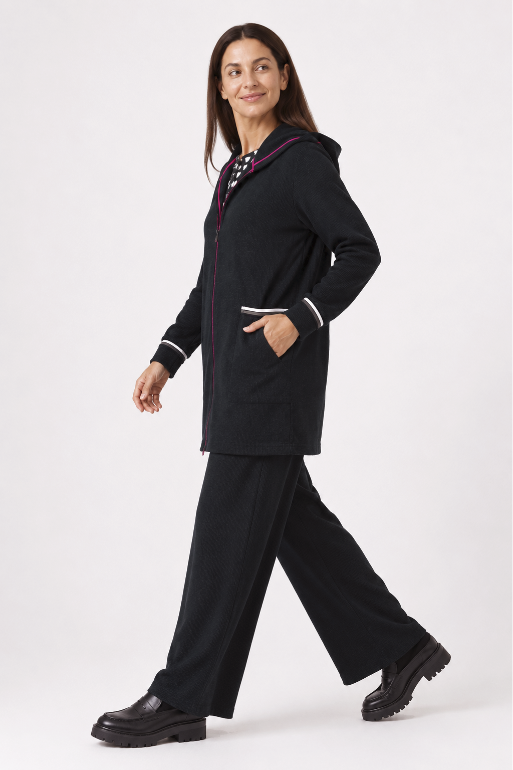 Chaqueta Capucha Coronis Negro