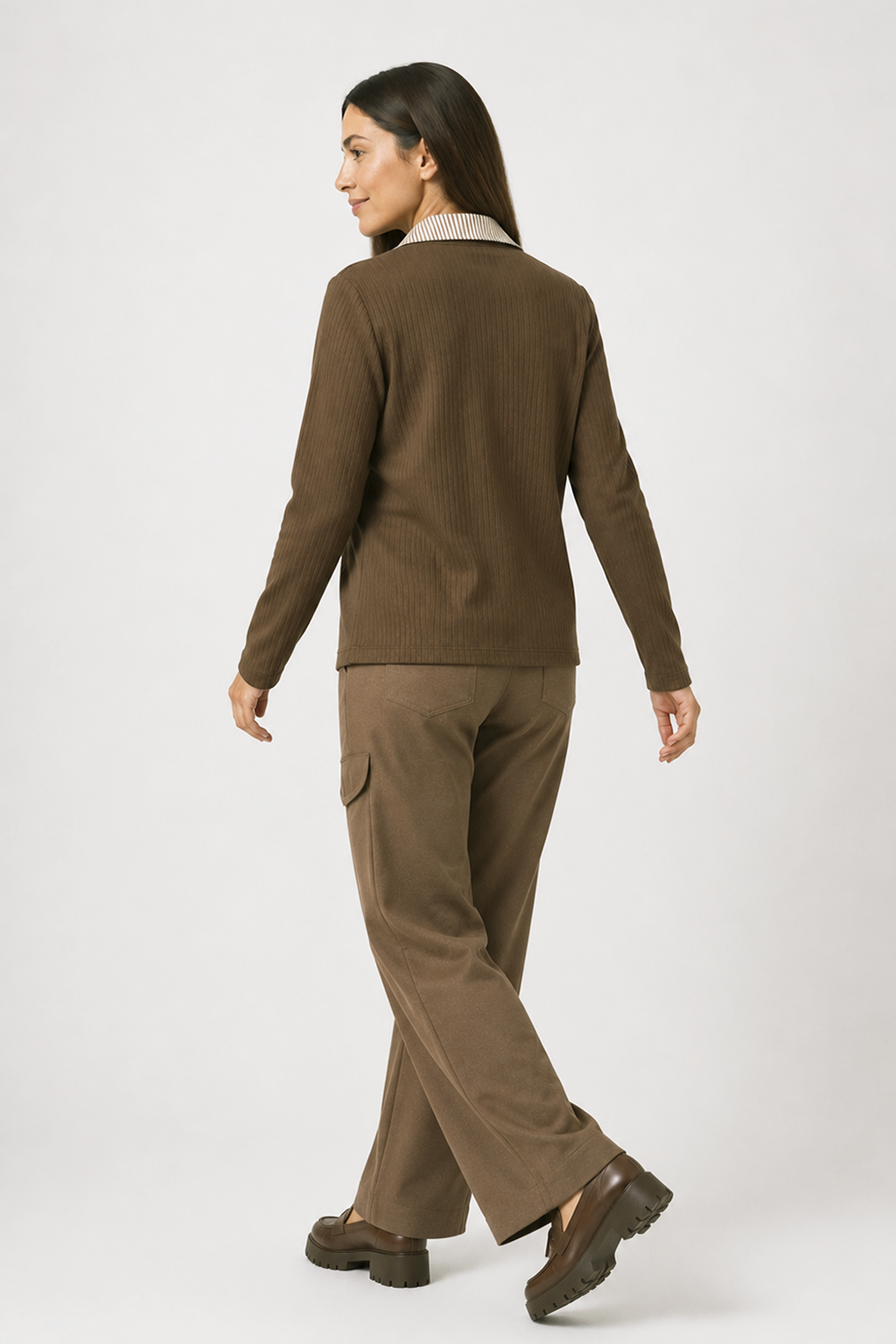 Camisa Chaqueta Sibila Marrón