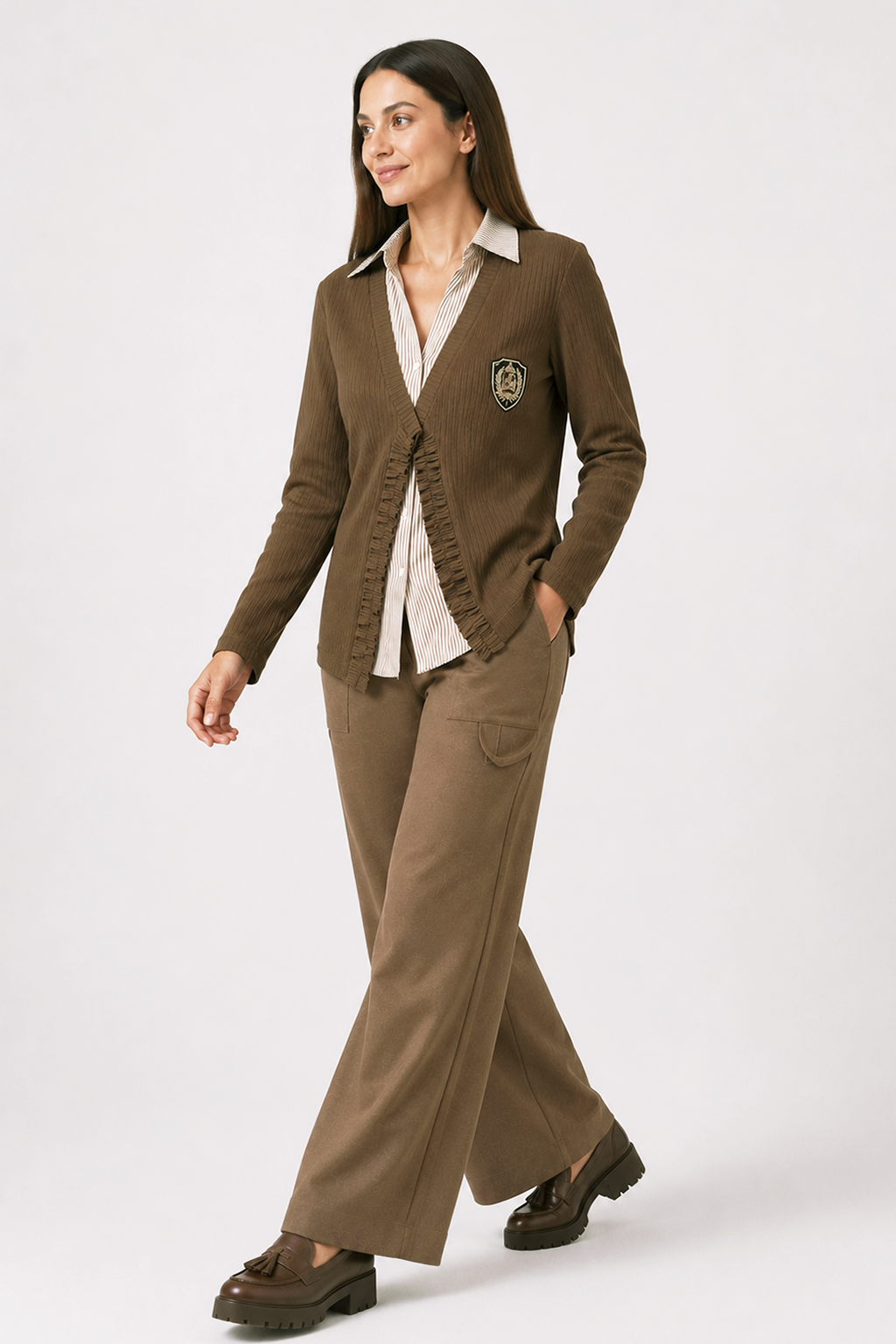 Camisa Chaqueta Sibila Marrón